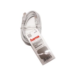 CABLE DE RED HAMA CAT 5E UTP (REF.- 020146) 1,0M BLANCO CABLE DE RED HAMA CAT 5E UTP (REF.- 020146) 1,0M BLANCO